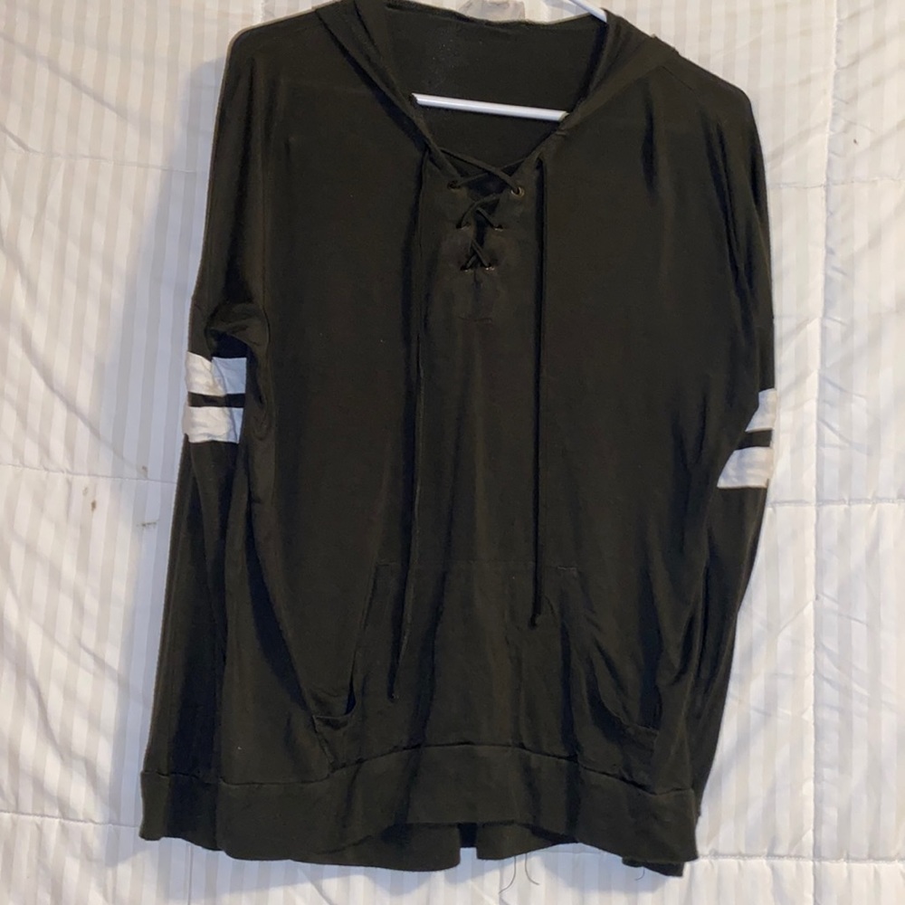 Pink Republic Long Sleeve Pullover Hoodie Size Large